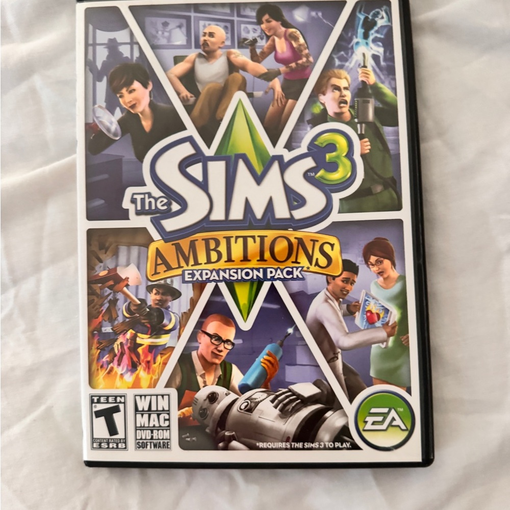 The Sims 3 ambitions expansion pack for PC- CD